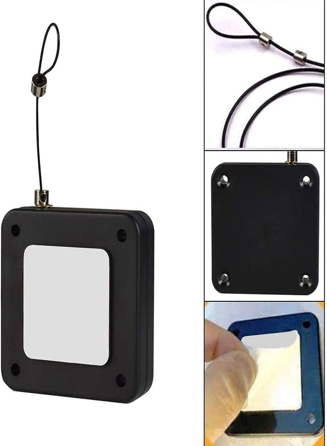 Hyndrix Punch-Free Automatic Sensor Door Closer, Multifunctional, Residential/Commercial Auto Door Closer with Steel Drawstring, Automatic Closer for Bedroom/Room/Storm (1 Pack Black) - Image 5